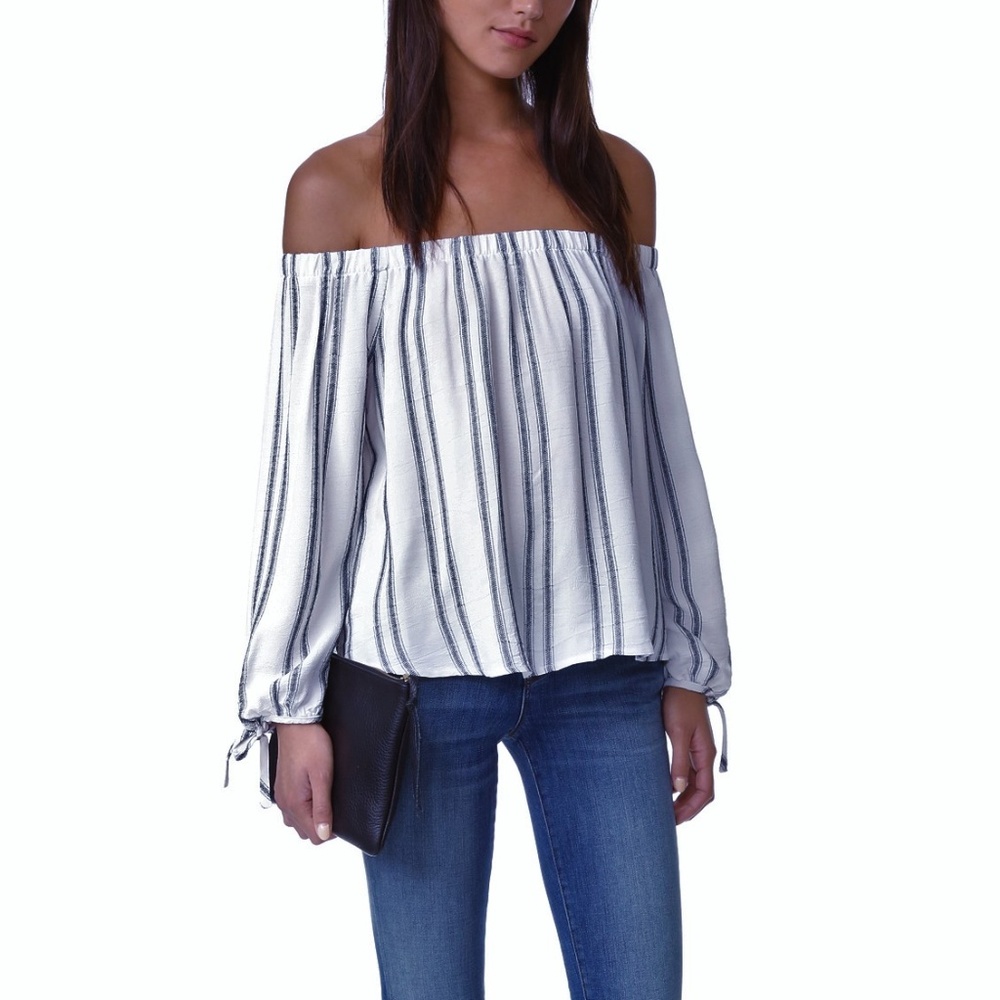 Maven west Tristan off shoulder blouse size LARGE